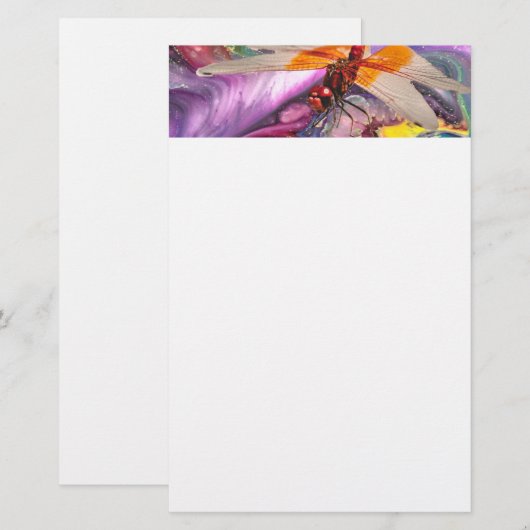 Dragonfly Briefpapier (Vorne/Hinten)