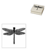 Dragonfly Bug Insect Silhouette Gummistempel (Stempel)