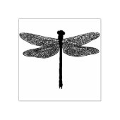 Dragonfly Bug Insect Silhouette Gummistempel (Prägung)