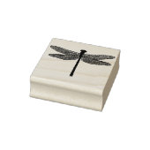 Dragonfly Bug Insect Silhouette Gummistempel (Stempel)