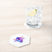 Dragonfly buntes Bild Geschenkidee Untersetzer (Vor Ort)