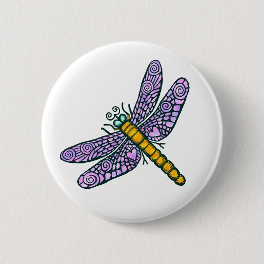 Dragonfly Button (Vorderseite)