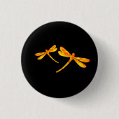 Dragonfly Button - Feuer (Vorderseite)