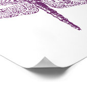 Dragonfly Canvas Print Poster (Ecke)