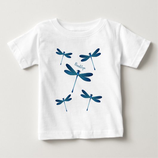 Dragonfly-Cartoon Baby T-shirt (Vorderseite)