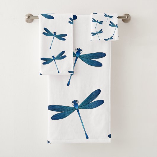 Dragonfly-Cartoon Badhandtuch Set (Insitu)