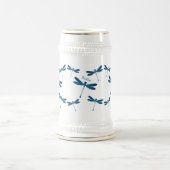 Dragonfly-Cartoon Bierglas (Mittel)