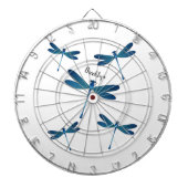 Dragonfly-Cartoon Dartscheibe (vorne)