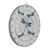 Dragonfly-Cartoon Dartscheibe (Vorderseite Links)