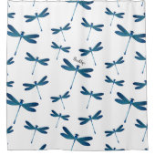Dragonfly-Cartoon Duschvorhang (Vorderseite)