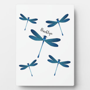 Dragonfly-Cartoon Fotoplatte