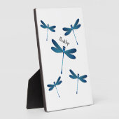 Dragonfly-Cartoon Fotoplatte (Seite)