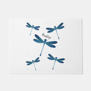 Dragonfly-Cartoon Fußmatte