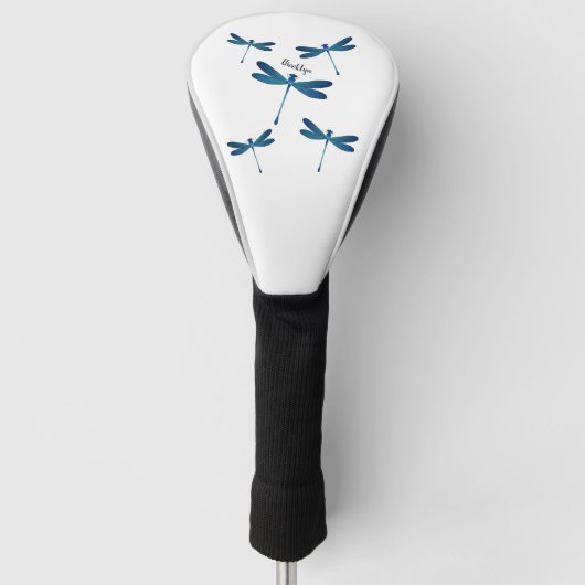 Dragonfly-Cartoon Golf Headcover (Vorderseite)