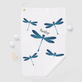 Dragonfly-Cartoon Golfhandtuch (Insitu)