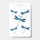 Dragonfly cartoon illustration  ausweis (Rückseite)