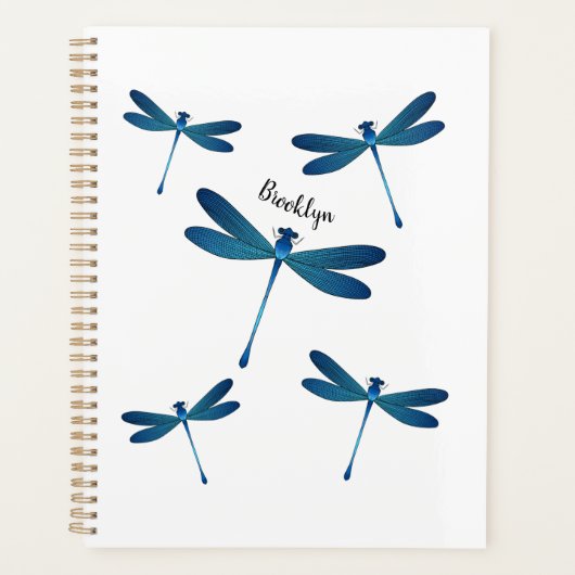 Dragonfly cartoon illustration planer (Vorderseite)