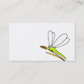 Dragonfly-Cartoon-Illustration Visitenkarte (Rückseite)