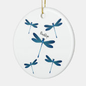 Dragonfly-Cartoon Keramik Ornament (Links)
