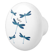 Dragonfly-Cartoon Keramikknauf (Rechts)