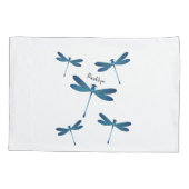 Dragonfly-Cartoon Kissenbezug (Rückseite)