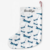 Dragonfly-Cartoon Kleiner Weihnachtsstrumpf (Rückseite)
