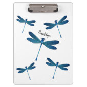 Dragonfly-Cartoon Klemmbrett (Vorderseite)