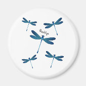 Dragonfly-Cartoon Magnet (Vorne)