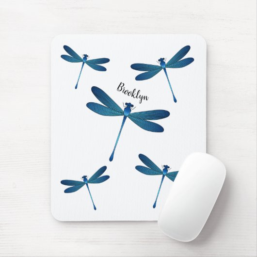 Dragonfly-Cartoon Mousepad (Mit Mouse)