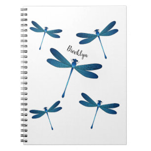 Dragonfly-Cartoon Notizblock