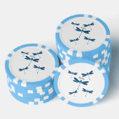Dragonfly-Cartoon Pokerchips (Stapel)
