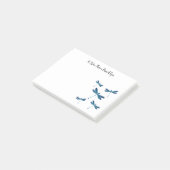 Dragonfly-Cartoon Post-it Klebezettel (angewinkelt)