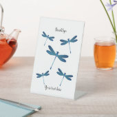 Dragonfly-Cartoon Sockelschild (In SItu)