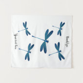 Dragonfly-Cartoon Wandteppich (Vorderseite (Horizontal))