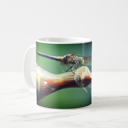 Dragonfly Co Pilot Funny Kaffeetasse (Vorderseite Links)