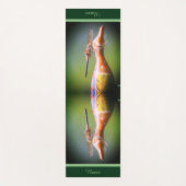 Dragonfly Co Pilot Insekt Personalisiert Yogamatte (Vorderseite)