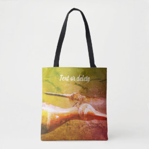 Dragonfly Co Pilot Insektenkunst Personalisiert Tasche