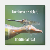 Dragonfly Co Pilot Nature Personalized Magnet (Vorne)
