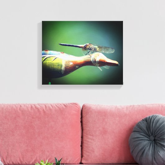 Dragonfly-Co-Pilotinsekt Leinwanddruck (Insitu (Wohnzimmer))