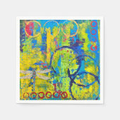 Dragonfly Cocktail Napkins Serviette (Vorderseite)