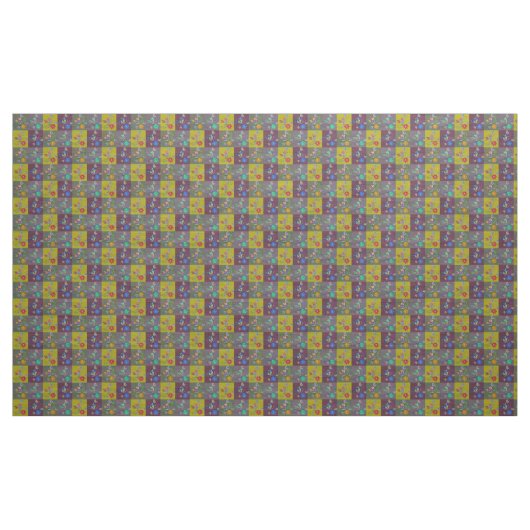 Dragonfly Collage Fabric Stoff (Yard (91,4 cm))