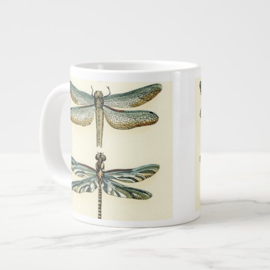 Dragonfly Collection von Chariklia Zarris Jumbo-Tasse (Vorderseite Links)