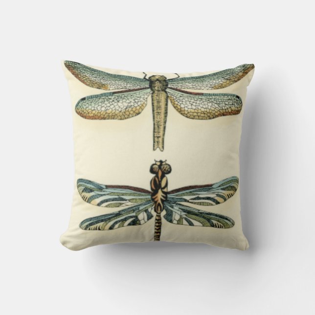 Dragonfly Collection von Chariklia Zarris Kissen (Vorderseite)
