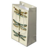 Dragonfly Collection von Chariklia Zarris Kleine Geschenktüte (Rückseite Schrägansicht)
