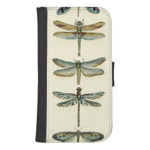 Dragonfly Collection von Chariklia Zarris Galaxy S4 Geldbeutel Hülle