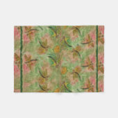 Dragonfly Cotton Candy Fleecedecke (Vorderseite (Horizontal))