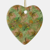 Dragonfly Cotton Candy Heart Ornament (Rechts)