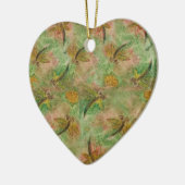 Dragonfly Cotton Candy Heart Ornament (Links)