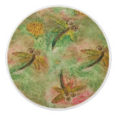 Dragonfly Cotton Candy Keramikknauf (Vorderseite)