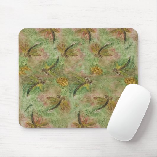 Dragonfly Cotton Candy Mousepad (Mit Mouse)